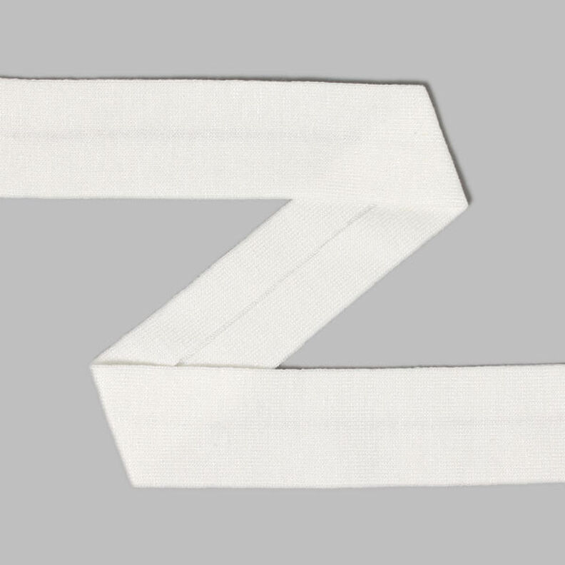 Nastro jersey, piegato - bianco, image number 1