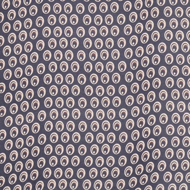 Occhio di pavone in chiffon – blu marino/blu marino,  image number 1