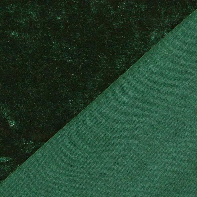 Velluto stretch verde scuro,  image number 3