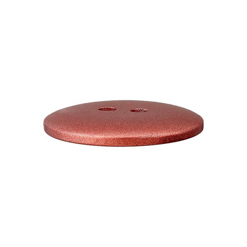 bottone in poliestere Metallic, 2 fori – rosso,  image number 2