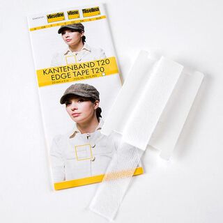 Nastro per bordi T20 [20 mm x 5 m] | Fliselina – bianco, 