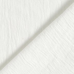 mussolina / tessuto doppio increspato Jacquard Fiori – bianco lana, 