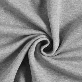 felpa mélange garzata – grigio chiaro, 