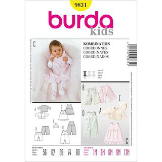 Giacca / pantalone / abito / berretto, Burda 9831, 