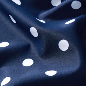 tessuto per costumi da bagno Pois – blu marino/bianco, 