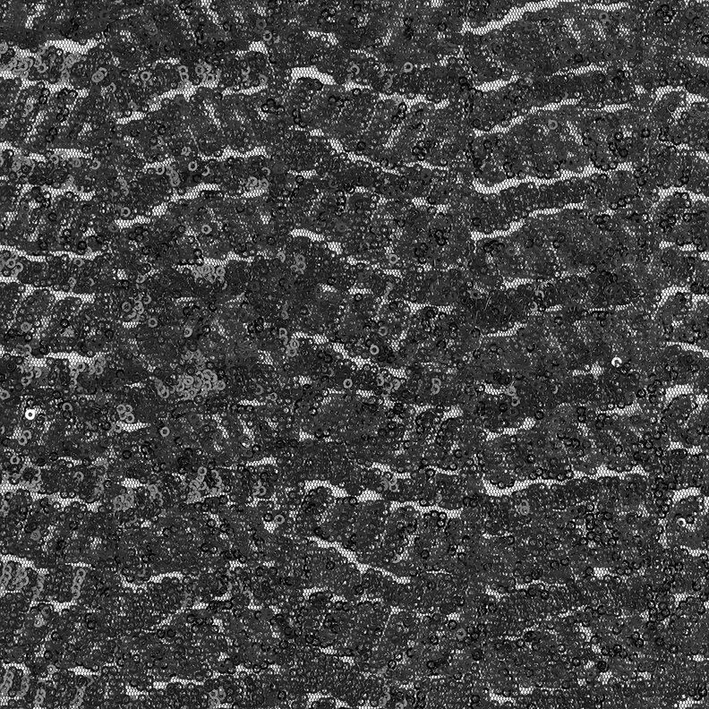 Tessuto micro paillettes in tinta unita – nero,  image number 1