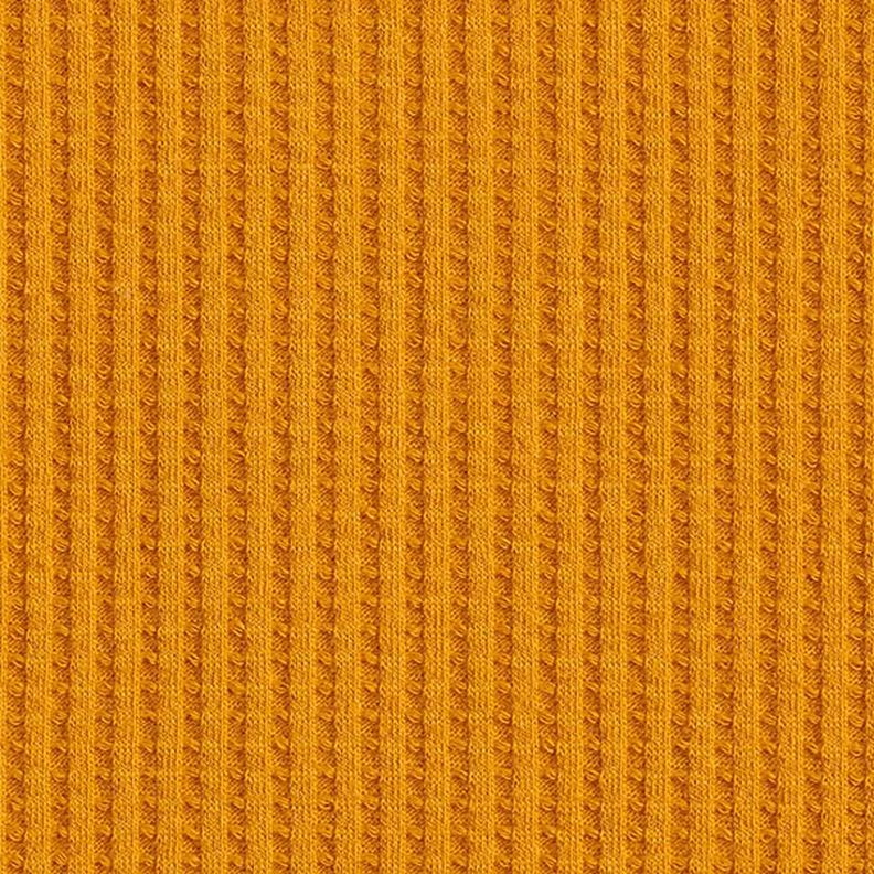 jersey di cotone nido d’ape tinta unita – giallo curry,  image number 4