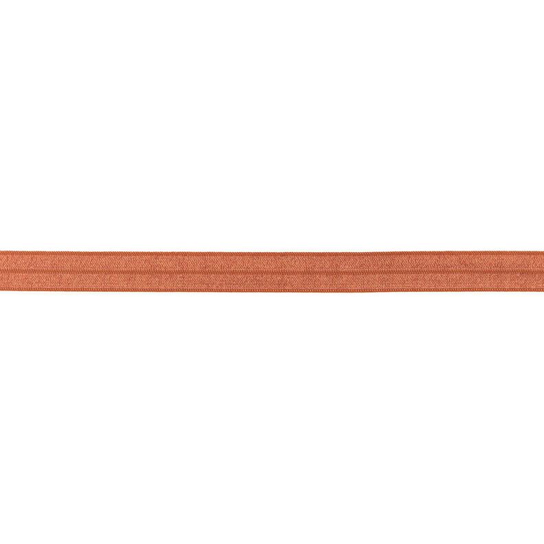 Fettuccia elastica  lucido [15 mm] – terracotta,  image number 1