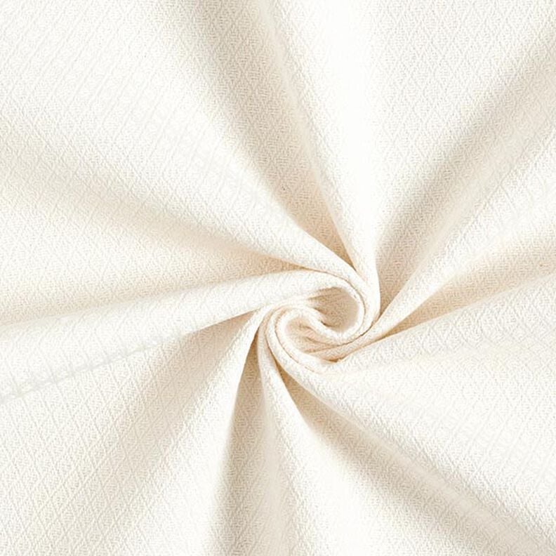 tessuto arredo Jacquard Piccoli rombi – bianco lana,  image number 1