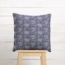 tessuto in cotone cretonne Mandala floreale – bianco/blu notte,  thumbnail number 7
