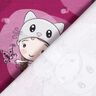 jersey di cotone Ragazza gatto | Glitzerpüppi  – lampone,  thumbnail number 4