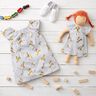 mussolina / tessuto doppio increspato giraffe – bianco/giallo sole,  thumbnail number 7
