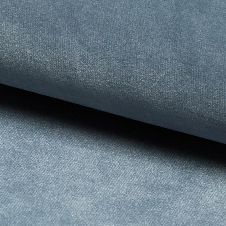 tessuto da tappezzeria velluto – azzurro | Resto 60cm,  image number 2