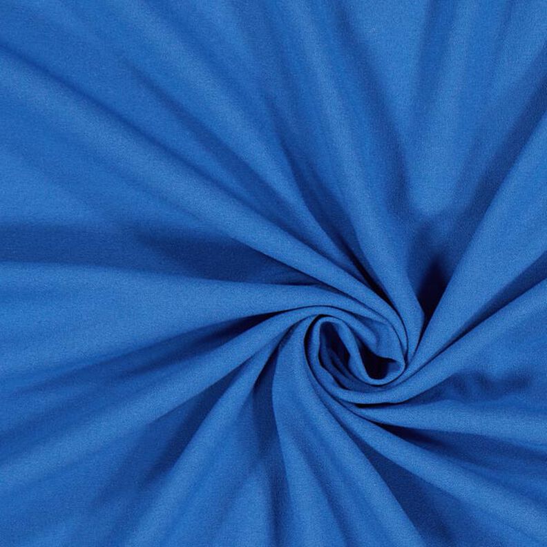 Georgette crêpe Moss – blu reale,  image number 1