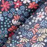 tessuto in cotone cretonne Fiorellini misti – blu notte,  thumbnail number 4