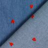 chambray  – colore blu jeans/rosso fuoco,  thumbnail number 4