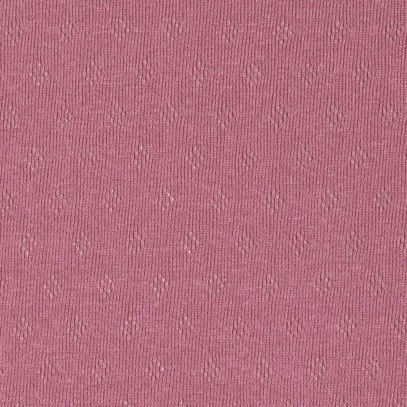 jersey maglia fine con motivi traforati – violetto pastello,  image number 3