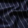 Tessuto per pantalone gessato elasticizzato – blu notte/bianco,  thumbnail number 2