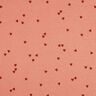 jersey a coste cuori sparsi | Poppy Fabrics – salmone/rosso scuro,  thumbnail number 1