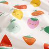 jersey di cotone Frutta felice – bianco lana/arancio pesca,  thumbnail number 2