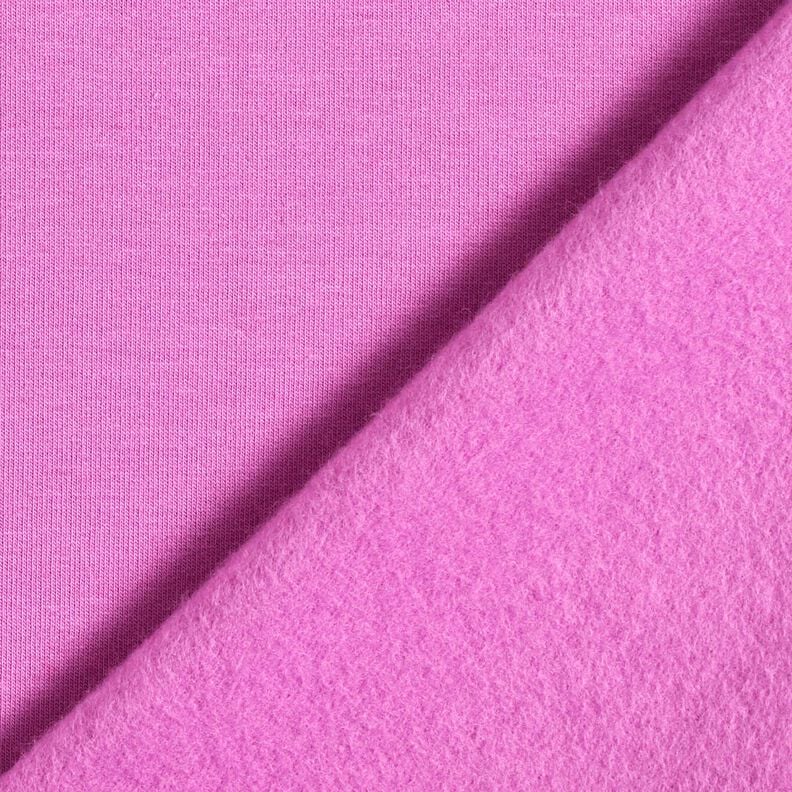 felpa di cotone leggera tinta unita – lillà rosso,  image number 5