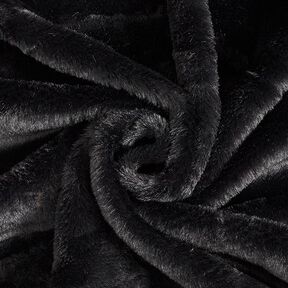 pelliccia sintetica tinta unita – nero, 