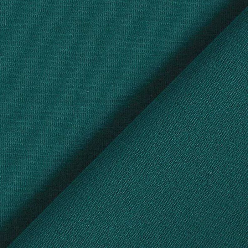 French terry leggero tinta unita – verde scuro, image number 5
