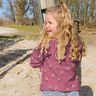 Jersey a nido d’ape fiori | Poppy Fabrics – avorio/albicocca,  thumbnail number 5