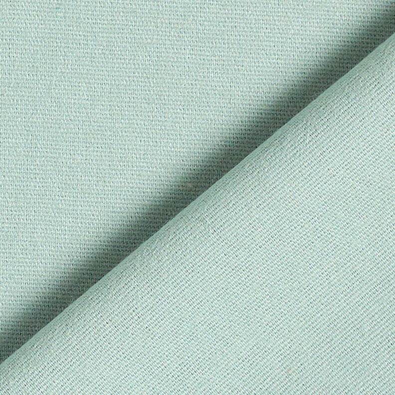 flanella di cotone tinta unita – menta,  image number 4