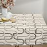tessuto arredo mezzo panama Linee artistiche – naturale/nero,  thumbnail number 7