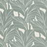 tessuto arredo panama Foglie eleganti – canna palustre/naturale,  thumbnail number 1
