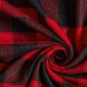 Tessuto per cappotti quadri scozzesi – rosso/nero,  thumbnail number 3