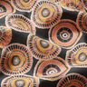 tessuto in cotone cretonne cerchi stile etnico – antracite,  thumbnail number 2
