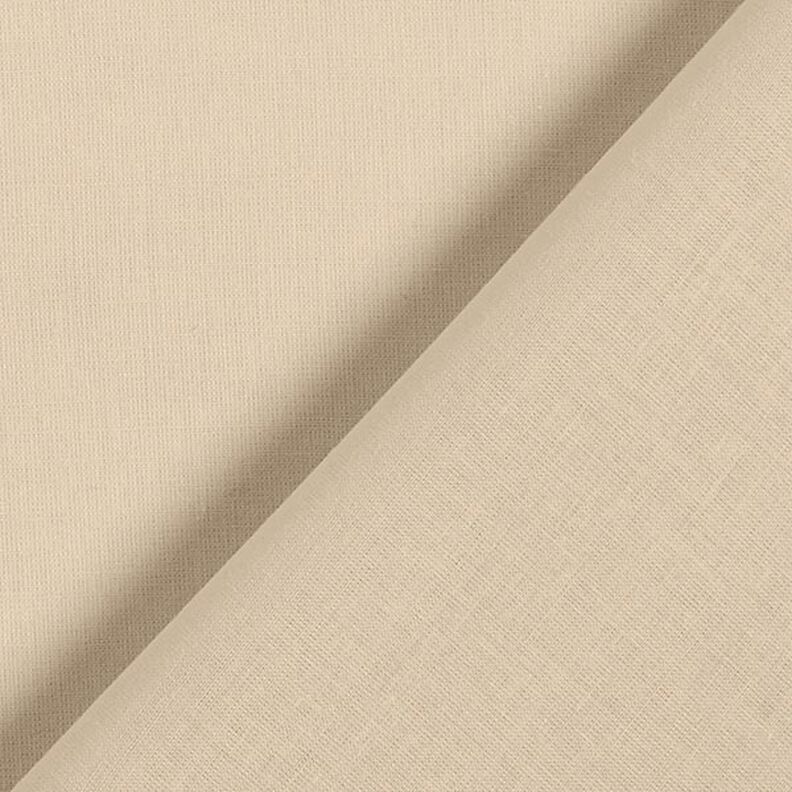 batista di cotone tinta unita – beige chiaro,  image number 3