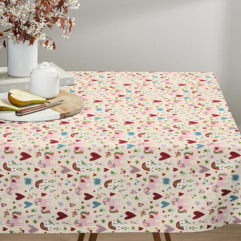 cotone rivestito meravigliosi cavalli – beige chiaro/rosa,  image number 6