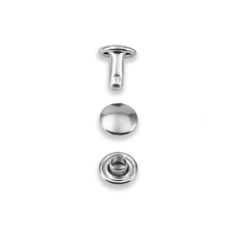 rivetti tubolari, intervallo di serraggio 3-4 mm [25 pezzi | Ø 7,5 mm] | Prym – argent metallica,  image number 2