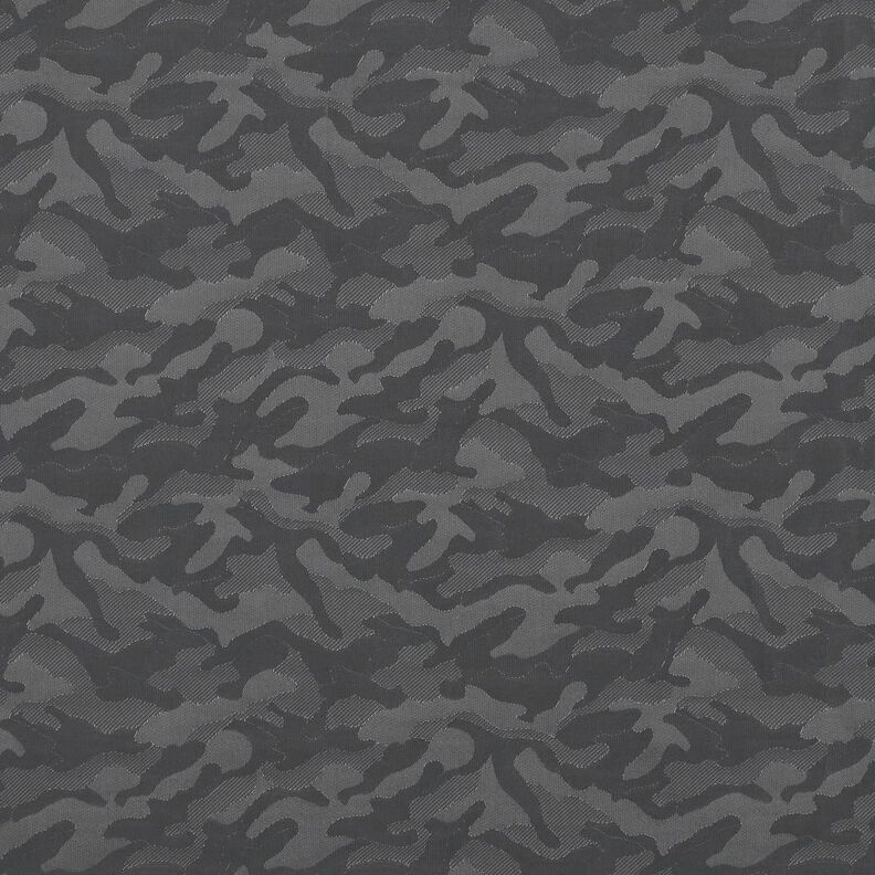 tessuto per fodere Jacquard Camouflage – grigio scuro,  image number 1