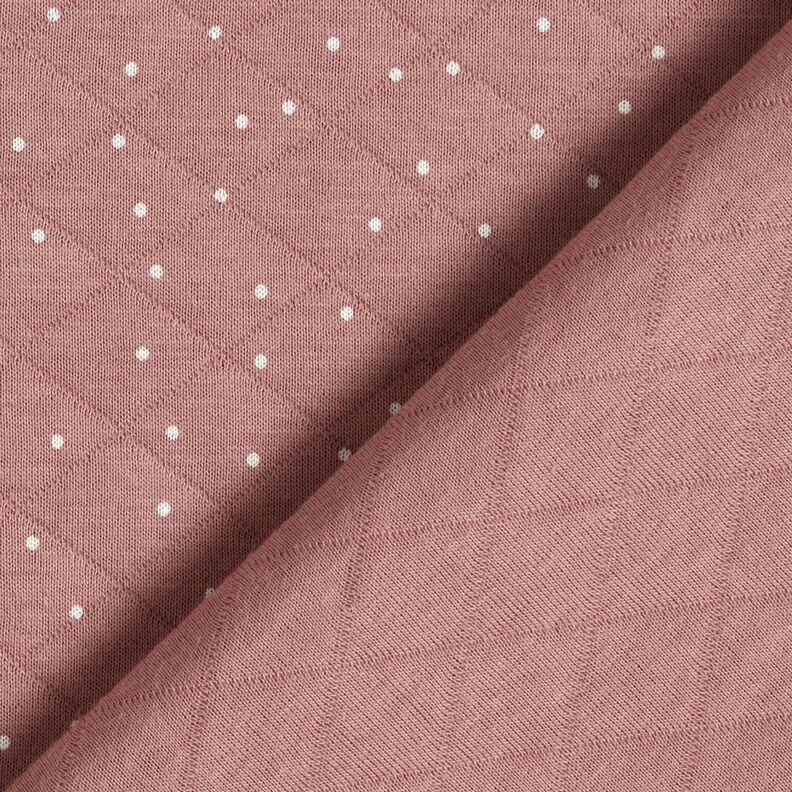 double face Pois – rosa antico scuro,  image number 4