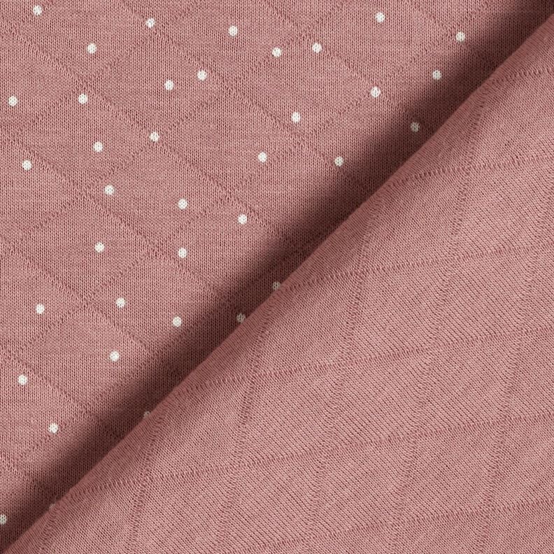 double face Pois – rosa antico scuro, image number 4