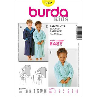 Accappatoio, Burda 2662, 