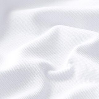 Jersey di cotone piqué fine – bianco, 