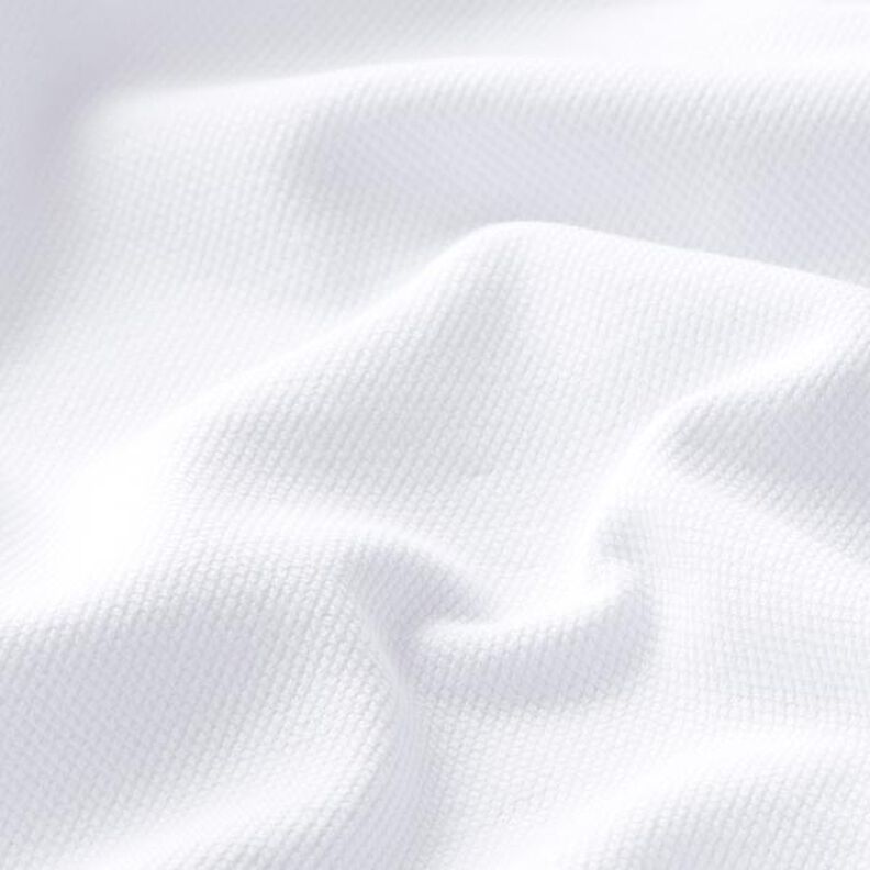 Jersey di cotone piqué fine – bianco,  image number 2