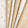 tessuto arredo Jacquard lurex Mare di stelle – beige chiaro/oro,  thumbnail number 5