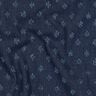Tessuto misto cotone Denim Dobby – blu notte,  thumbnail number 2