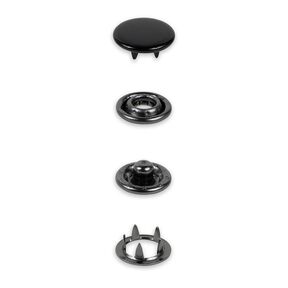 Bottoni automatici per jersey [12 mm] | Prym – nero, 