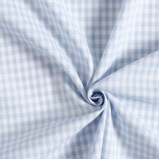 tessuto in cotone Vichy - 0,5 cm – azzurro baby, 