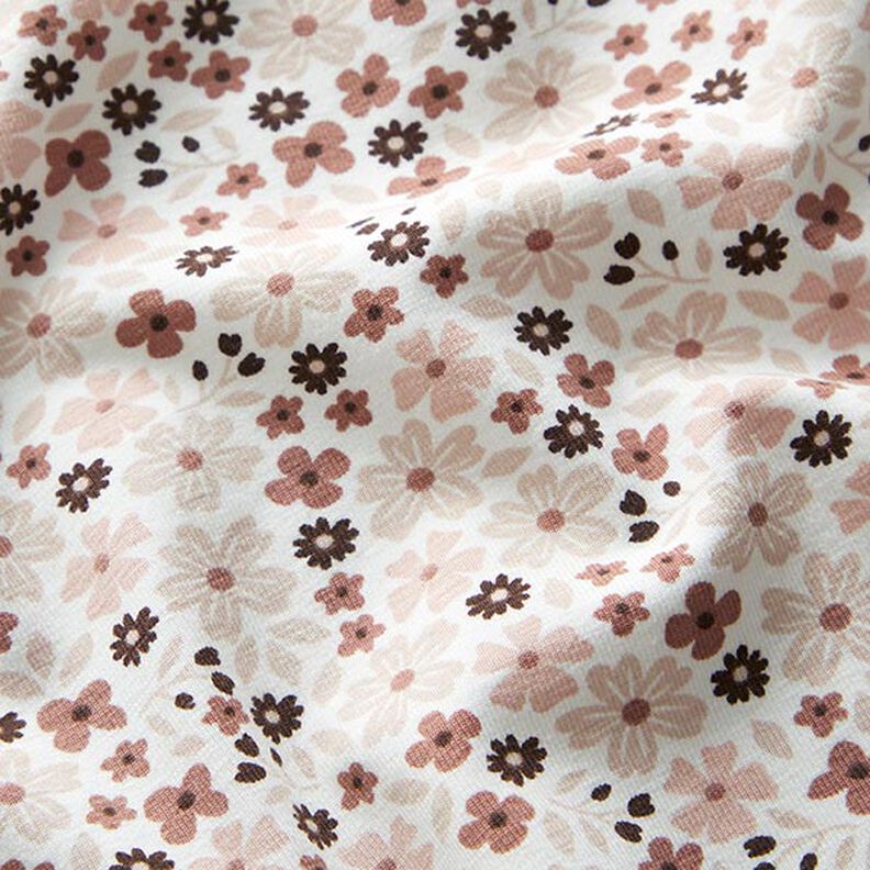 jersey di cotone graziosi fiorellini – bianco lana,  image number 2