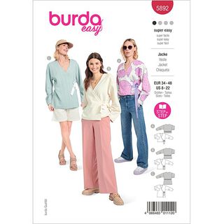 giacca  | Burda 5892 | 34-48, 