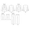 completo: giacca|shorts|pantalone, Vogue 8890 | 44 - 56,  thumbnail number 9
