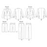 completo: giacca|shorts|pantalone, Vogue 8890 | 44 - 56,  thumbnail number 9